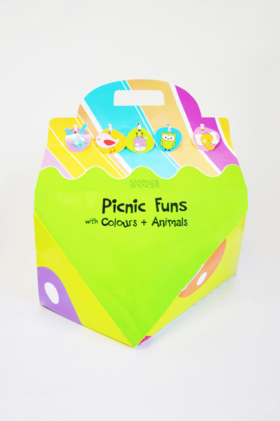 Picnic Funs with Colours and Animals - Marks and Spencer Picnic Brief 2011
